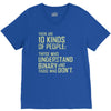 10 kinds of people binary V-Neck Tee