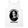 on wednesdays we wear black Tank Top