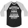 Super Cool Mimi Of A Freaking Awesome Grandson 3/4 Sleeve Shirt