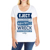 eject yourself Ladies Curvy T-Shirt