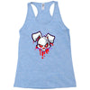 vampire bunny dark Racerback Tank