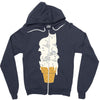doodle Zipper Hoodie