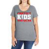 Protect Kids Not Guns Ladies Curvy T-Shirt