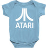 atari  adult humor  funny 80's classic retro vintage gamer Baby Onesie