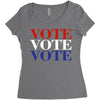 Vote Vote Vote America Women's Triblend Scoop T-shirt
