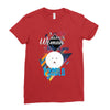 who loves poodle Ladies Fitted T-Shirt