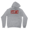 santa red glitter Unisex Hoodie
