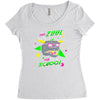too zuul for school Women's Triblend Scoop T-shirt