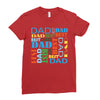 best dad Ladies Fitted T-Shirt