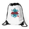 by the power of literature Drawstring Bags