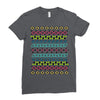 hawaiian pattern Ladies Fitted T-Shirt
