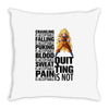 super saiyan quitting is not Throw Pillow