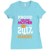 Class of 2017 Proud GrandMother Graduation Ladies Fitted T-Shirt