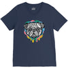 pug face V-Neck Tee