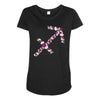 violet sagitarius Maternity Scoop Neck T-shirt