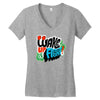 wake up and fight Women's V-Neck T-Shirt
