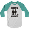 under new management stag night wedding mens 3/4 Sleeve Shirt
