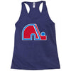 quebec nordiques Racerback Tank