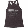 Feminism Noun Racerback Tank