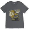 where words fail music speaks V-Neck Tee