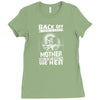 Back Of I Have A Crazy Mother And I am not Afraid To Use Her Ladies Fitted T-Shirt