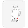 cat love person! Mousepad