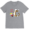 calvin hobbes V-Neck Tee