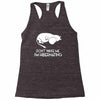 retro hippo cartoon anime classic Racerback Tank