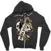 work hard until die Zipper Hoodie
