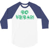 go vegan 4 3/4 Sleeve Shirt