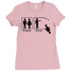 problem solved funny t shirt marriage wife beer Ladies Fitted T-Shirt