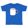 glass and coffee Toddler T-shirt