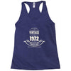 premium vintage 1972 classic perfectly aged limited edition Racerback Tank