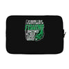 talk to myself fishing Laptop sleeve
