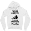 Father and Son Fishing Partners For Life Zipper Hoodie