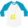 kite kitesurfen kiteboarden fun extremsport top 3/4 Sleeve Shirt