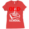 old school joystick Ladies Fitted T-Shirt