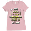 wenn papa wer dann Ladies Fitted T-Shirt
