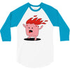 marshmallow prend feu 3/4 Sleeve Shirt