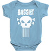 bassist skull Baby Bodysuit