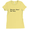 48. not today satan 022 Ladies Fitted T-Shirt