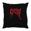 revenge kill xxxtentacion (red) Throw Pillow