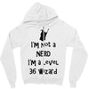 not a nerd (2) Zipper Hoodie