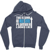 this is what an awesome plumber looks like Zipper Hoodie