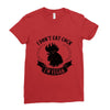 I Don't Eat Cock I'm Vegan Ladies Fitted T-Shirt
