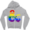 dungeons and dragons lgbtq Zipper Hoodie