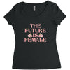 The Future is Female Women's Triblend Scoop T-shirt