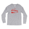 enjoy cocaine funny gray Long Sleeve Shirts