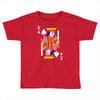 party king design funny humor cool graph baseball Toddler T-shirt
