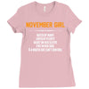 November Girl Hated By Many Ladies Fitted T-Shirt